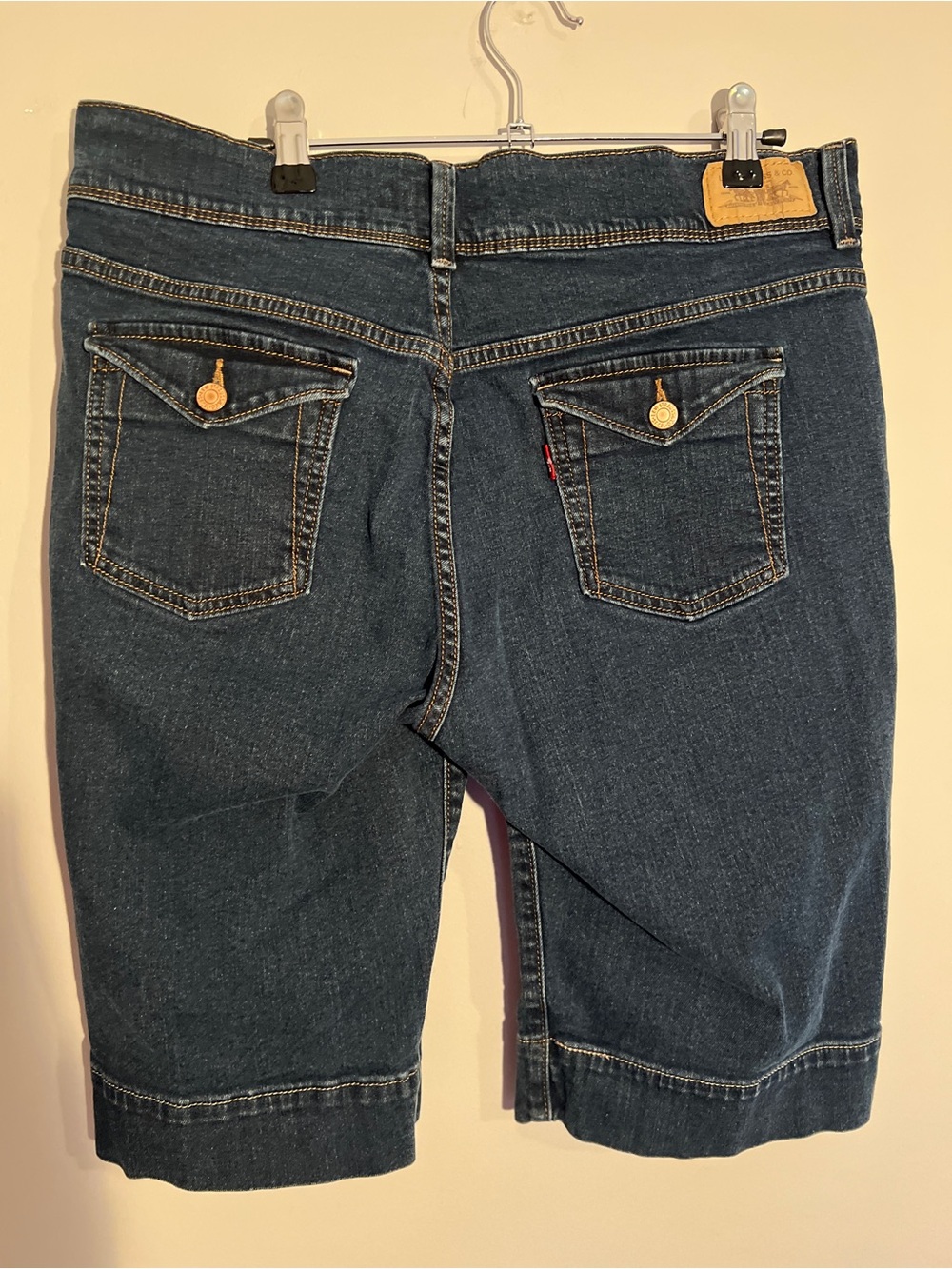 515 Jeans Levi's Blue Denim Jean Shorts - Picture 3 of 7